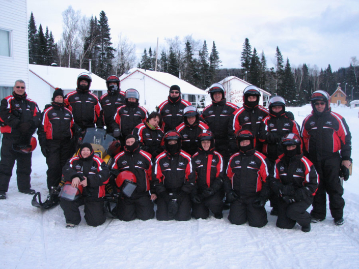 souvenir_real-masse_51 Groupe de motoneigistes à la pourvoirie Au Pays de Réal Massé